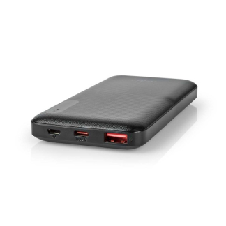Nedis Powerbank | Nedis | 10.000 mAh (USB C Power Delivery, USB A Quick Charge, 18W) UPBKPD10000BK K170108301 - 2
