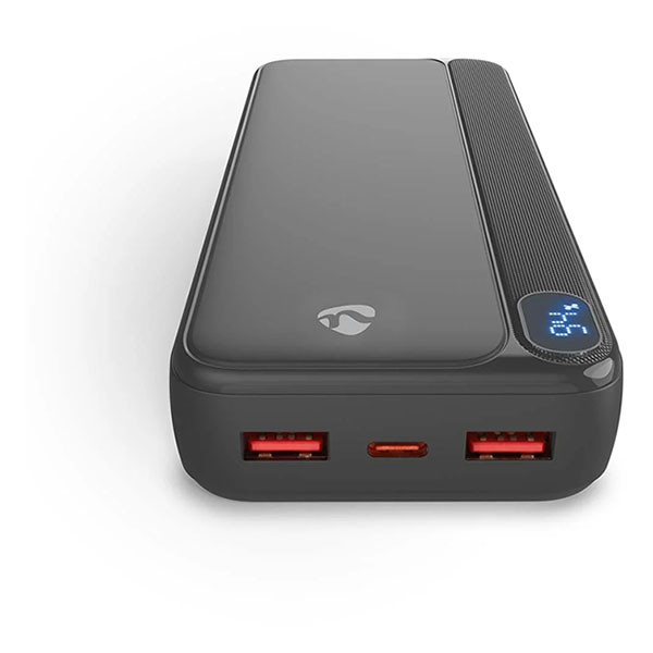 Nedis Powerbank | Nedis | 20.000 mAh (1x USB C, 2x USB A, 20W, Power Delivery) PBKPD20W225BK K170108400 - 1