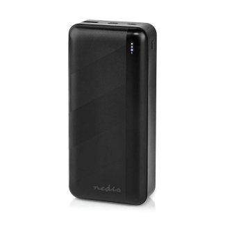 Nedis Powerbank | Nedis | 32.000 mAh (USB C Power Delivery, USB A Quick Charge, 65W) UPBK65W30000BK K170108362 - 