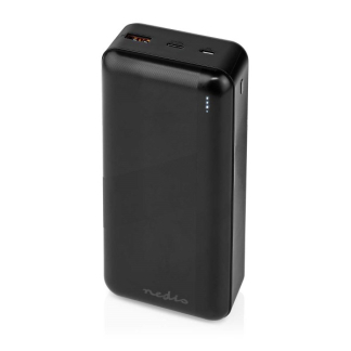 Nedis Powerbank | Nedis | 32.000 mAh (USB C Power Delivery, USB A Quick Charge, 65W) UPBK65W30000BK K170108362 - 