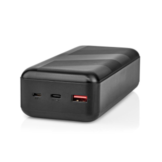 Nedis Powerbank | Nedis | 32.000 mAh (USB C Power Delivery, USB A Quick Charge, 65W) UPBK65W30000BK K170108362 - 