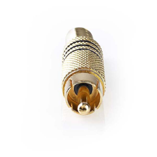 Nedis RCA connector | Nedis (Knikbescherming, Mannelijk, Verguld) CAGP24900RD N060204016 - 3