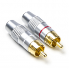 Nedis RCA connector | Nedis (Mannelijk, Verguld, 2 stuks) CAGC24903ME K060204062 Nedis RCA connector | Nedis (Mannelijk, Verguld, 2 stuks) CAGC24903ME K060204062