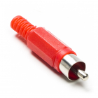 Nedis RCA connector - Nedis (Knikbescherming, Mannelijk, Rood) CAVC24905RD N060204003 Nedis RCA connector - Nedis (Knikbescherming, Mannelijk, Rood) CAVC24905RD N060204003