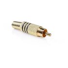 Nedis RCA connector - Nedis (Knikbescherming, Mannelijk, Verguld) CAGP24900RD N060204016 Nedis RCA connector - Nedis (Knikbescherming, Mannelijk, Verguld) CAGP24900RD N060204016