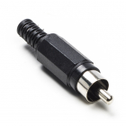 Nedis RCA connector - Nedis (Knikbescherming, Mannelijk, Zwart) CAVC24905BK N060204001 Nedis RCA connector - Nedis (Knikbescherming, Mannelijk, Zwart) CAVC24905BK N060204001