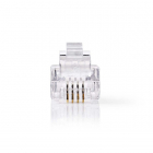 Nedis RJ10 pluggen - Nedis (10 stuks) TCGP90913T N060500001 Nedis RJ10 pluggen - Nedis (10 stuks) TCGP90913T N060500001