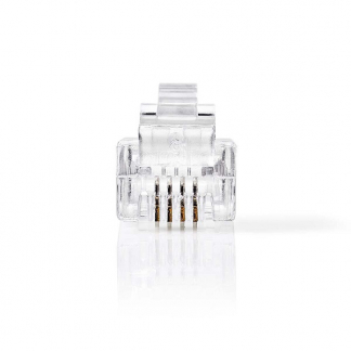 Nedis RJ11 pluggen - Nedis (10 stuks) CTGB90923TP TCGP90923TP N060500006 - 1
