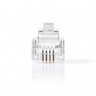 Nedis RJ11 pluggen - Nedis (10 stuks) TCGP90923TP N060500006 Nedis RJ11 pluggen - Nedis (10 stuks) TCGP90923TP N060500006
