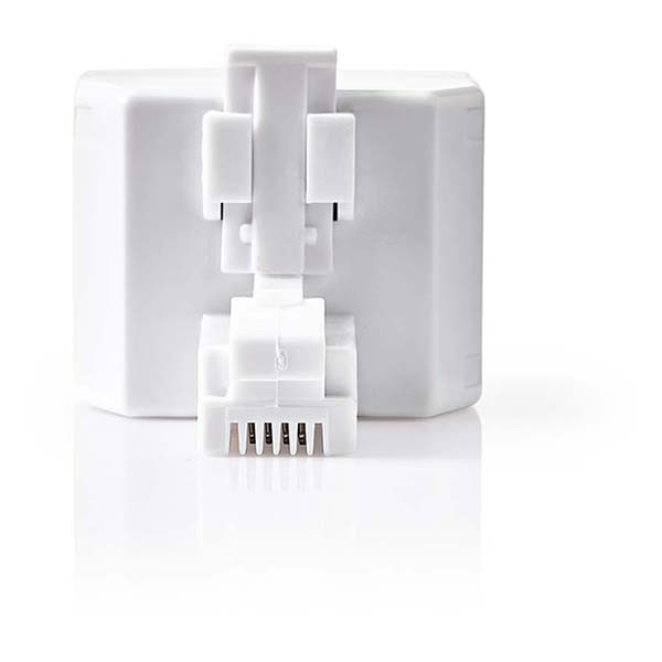 Nedis RJ11 splitter RJ11 male - 2x RJ11 vrouwelijk (Wit) TCGP90995WT N050603003 - 2