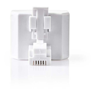 Nedis RJ11 splitter RJ11 male - 2x RJ11 vrouwelijk (Wit) TCGP90995WT N050603003 - 2