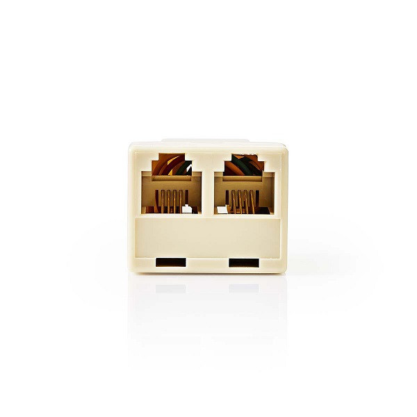 Nedis RJ11 splitter RJ11 vrouwelijk - 2x RJ11 vrouwelijk (Ivoor) CTGB90990IV TCGP90990IV N050603000 - 1