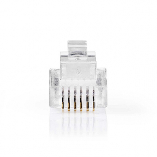 Nedis RJ12 pluggen - Nedis (10 stuks) CTGB90933TP TCGP90933TP N060500011 - 