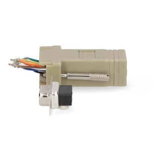 Nedis RJ45 adapter - Nedis (D-sub 9-pins naar RJ45) CCGB52820IV CCGP52820IV N050509000 - 2
