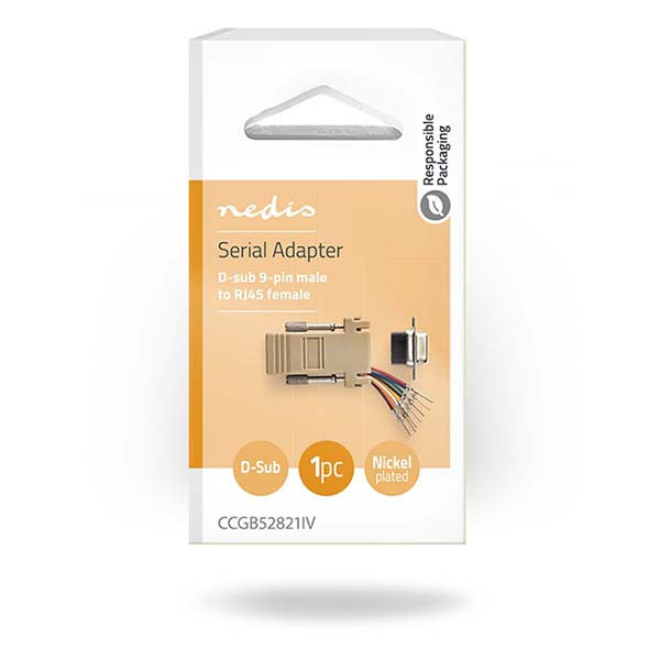 Nedis RJ45 adapter - Nedis (D-sub 9-pins naar RJ45) CCGB52821IV CCGP52821IV N050509001 - 4