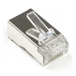 Nedis RJ45 connector | Cat6 U/FTP (Voor soepele kern, 10 stuks) CCGB89307ME CCGP89307ME N060700027 - 