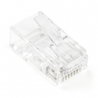 RJ45 connector | Cat6 U/UTP (Voor soepele kern, 10 stuks)