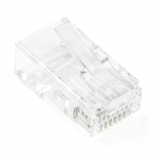 Nedis RJ45 connector | Cat6 U/UTP (Voor stugge kern, 10 stuks) CCGB89304TP CCGP89304TP N060700024 - 1