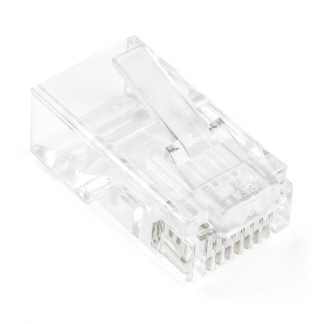 Nedis RJ45 connector | Cat6 U/UTP (Voor stugge kern, 10 stuks) CCGB89304TP CCGP89304TP N060700024 - 
