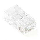 Nedis RJ45 connector | Cat6 U/UTP (Voor stugge kern, 10 stuks) CCGB89304TP CCGP89304TP N060700024