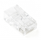 Nedis RJ45 connector - Cat6 U/UTP (Voor stugge kern, 10 stuks) CCGP89304TP N060700024 Nedis RJ45 connector - Cat6 U/UTP (Voor stugge kern, 10 stuks) CCGP89304TP N060700024