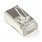 RJ45 connector Cat5e | S/FTP (Voor soepele kern, 10 stuks)