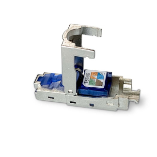 Nedis RJ45 connector Cat6/Cat6a | S/FTP (Voor soepele en stugge kern, Field plug, Herbruikbaar, 2 stuks) CCGB89410ME K060700063 - 1