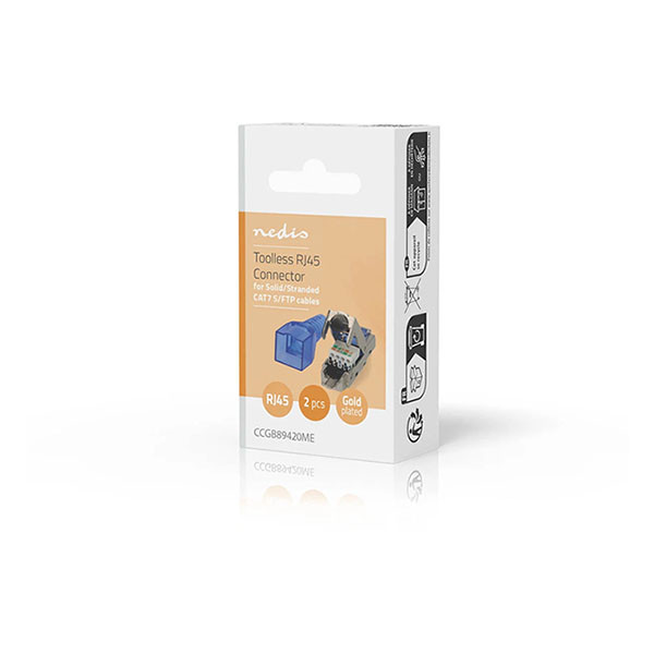 Nedis RJ45 connector Cat6/Cat7 | Nedis | S/FTP (Voor soepele en stugge kern, 2 stuks) CCGB89420ME K090603011 - 7
