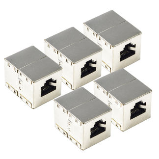 RJ45 koppelstuk | Nedis | 5 stuks (Cat6 S/FTP)