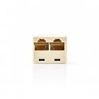 Nedis RJ45 splitter RJ45 vrouwelijk - 2x RJ45 vrouwelijk (Ivoor) TCGP90991IY N050603001 Nedis RJ45 splitter RJ45 vrouwelijk - 2x RJ45 vrouwelijk (Ivoor) TCGP90991IY N050603001