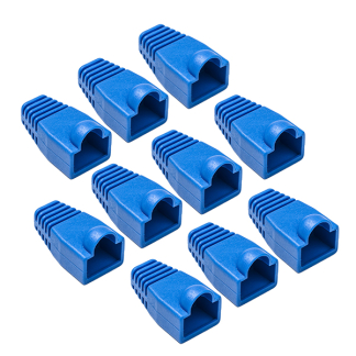 RJ45 tule | Nedis | 10 stuks (Per stuk, Knikbescherming, Blauw)