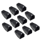 RJ45 tule | Nedis | 10 stuks (Per stuk, Knikbescherming, Zwart)