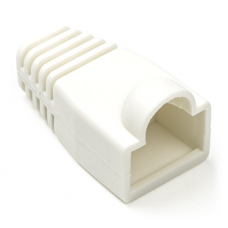 Nedis RJ45 tule | Nedis (Per stuk, Knikbescherming, Wit) CCGB89900WT CCGP89900WT N060700104 - 