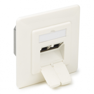 Nedis RJ45 wandcontactdoos | Nedis (FTP, 2 x RJ45, Cat6a, Horizontaal, Inbouw) CCGP89250IV K101302012 - 1