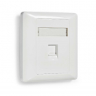 RJ45 wandcontactdoos | Zonder keystone (1 x RJ45, Inbouw)