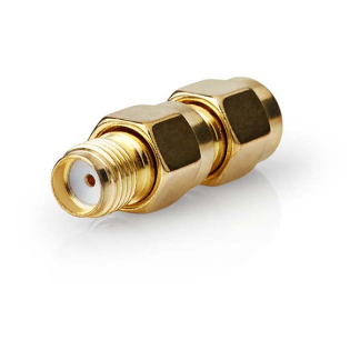 Nedis RP SMA adapter (m/v) - Nedis (Verguld, 2 stuks) CSGP02111GD N050602001 - 2