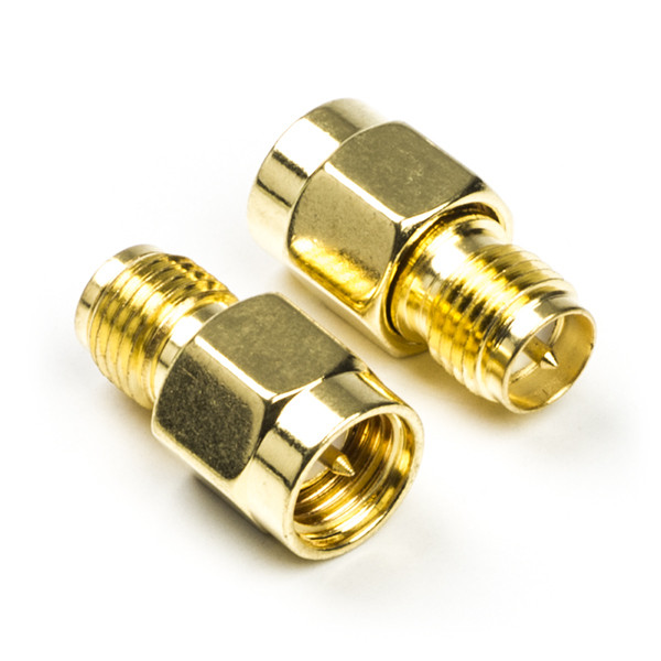 Nedis RP SMA adapter (v/m) - Nedis (Verguld, 2 stuks) CSGB02112GD CSGP02112GD N050602002 - 1