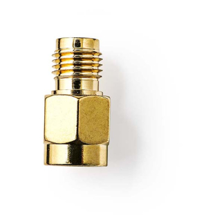 Nedis RP SMA adapter (v/m) - Nedis (Verguld, 2 stuks) CSGB02112GD CSGP02112GD N050602002 - 2