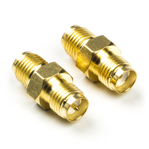 Nedis RP SMA adapter (v/v) - Nedis (Verguld, 2 stuks) CSGB02113GD CSGP02113GD N050602003 - 1