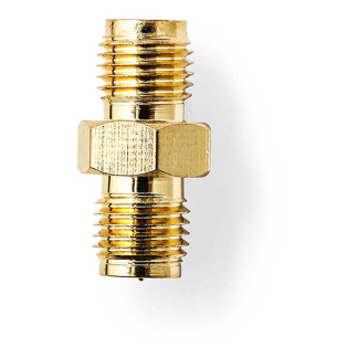 Nedis RP SMA adapter (v/v) - Nedis (Verguld, 2 stuks) CSGB02113GD CSGP02113GD N050602003 - 2