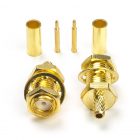 Nedis RP SMA connector (Vrouwelijk, Verguld, 2 stuks) CSGP02101GD N060302221 Nedis RP SMA connector (Vrouwelijk, Verguld, 2 stuks) CSGP02101GD N060302221