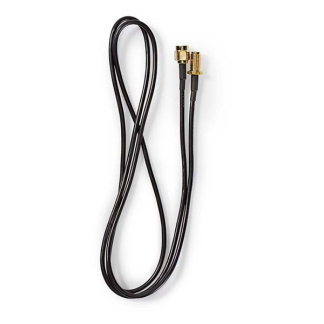 Nedis RP SMA verlengkabel - Nedis - 1 meter (100% koper, Verguld) CSGL02210BK10 CSGP02210BK10 N010616518 - 4