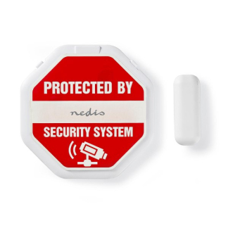 Nedis Raam- en deuralarm | Nedis (Batterijen, Magnetische sensor, 85 dB) ALRMD20WT K170501121 - 2