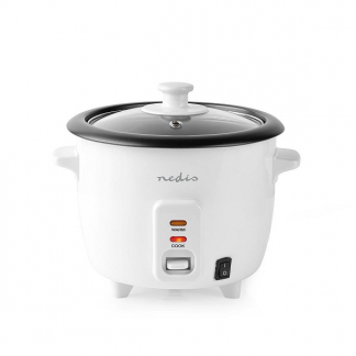 Nedis Rijstkoker | Nedis | 0.6 liter (300W, Binnenpan, Stoommand) KARC06WT K170108050 - 1