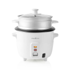 Nedis Rijstkoker | Nedis | 0.6 liter (300W, Binnenpan, Stoommand) KARC06WT K170108050 - 2
