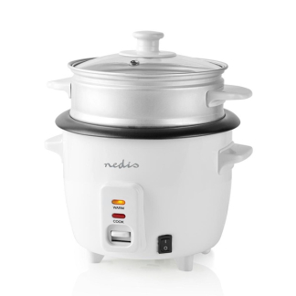 Nedis Rijstkoker | Nedis | 0.6 liter (300W, Stoommand) KARC06WT K170108050 - 