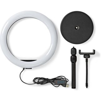 Nedis Ring lamp | Nedis (Ø26 cm, 120 leds, 2700 - 6700K, Grondplaat) RLSTND200BK K170202781 - 4