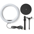 Nedis Ring lamp | Nedis (Ø26 cm, 120 leds, 2700 - 6700K, Grondplaat) RLSTND200BK K170202781 - 4