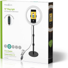 Nedis Ring lamp | Nedis (Ø26 cm, 120 leds, 2700 - 6700K, Grondplaat) RLSTND200BK K170202781 - 5