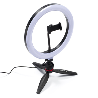 Nedis Ring lamp | Nedis (Ø26 cm, 120 leds, 2700 - 6700K, Statief) RLSTND100BK K170202780
